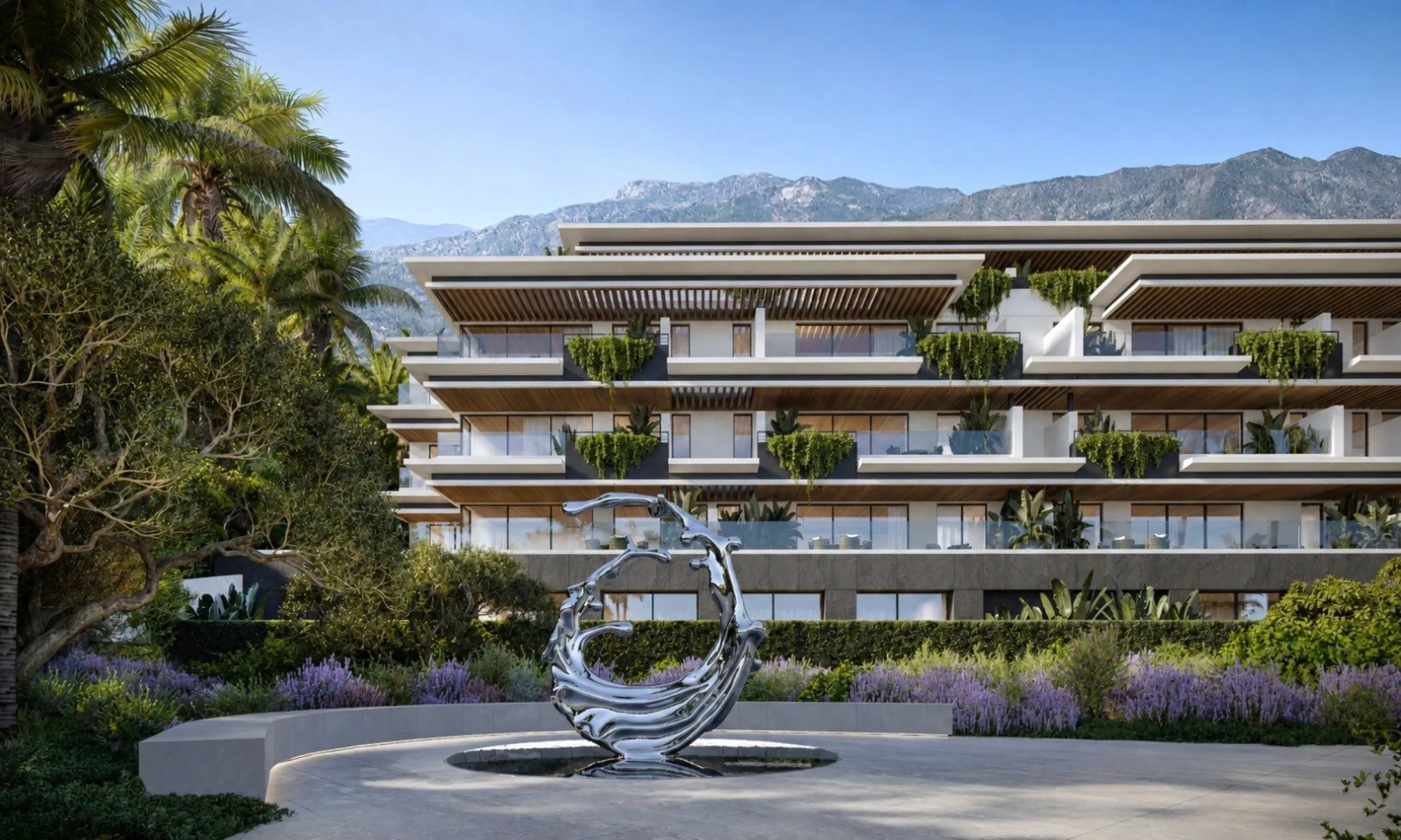 Exclusivos y lujosos apartamentos con vistas panorámicas al Mediterráneo en Buenavista, Mijas