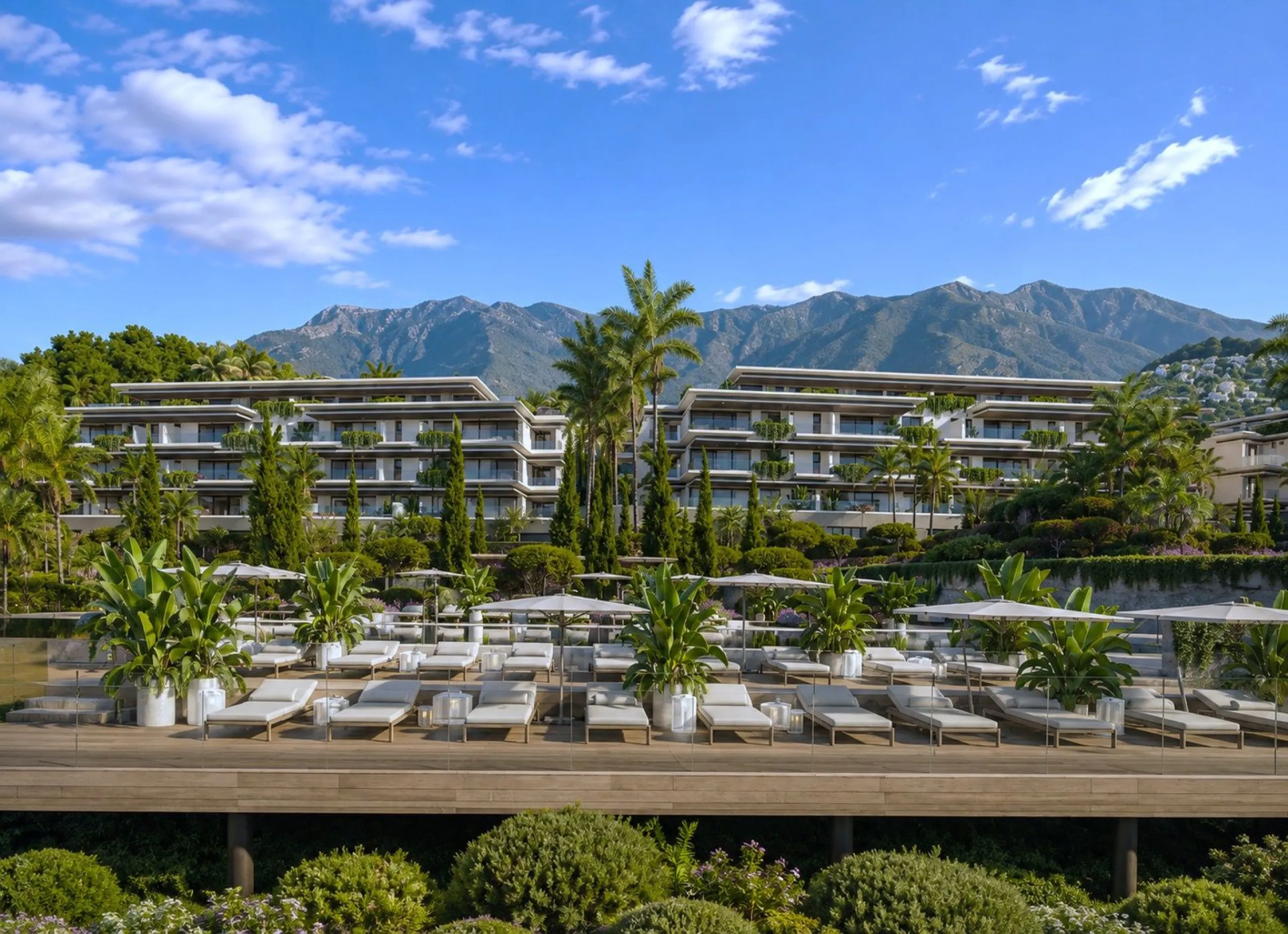 Exclusivos y lujosos apartamentos con vistas panorámicas al Mediterráneo en Buenavista, Mijas