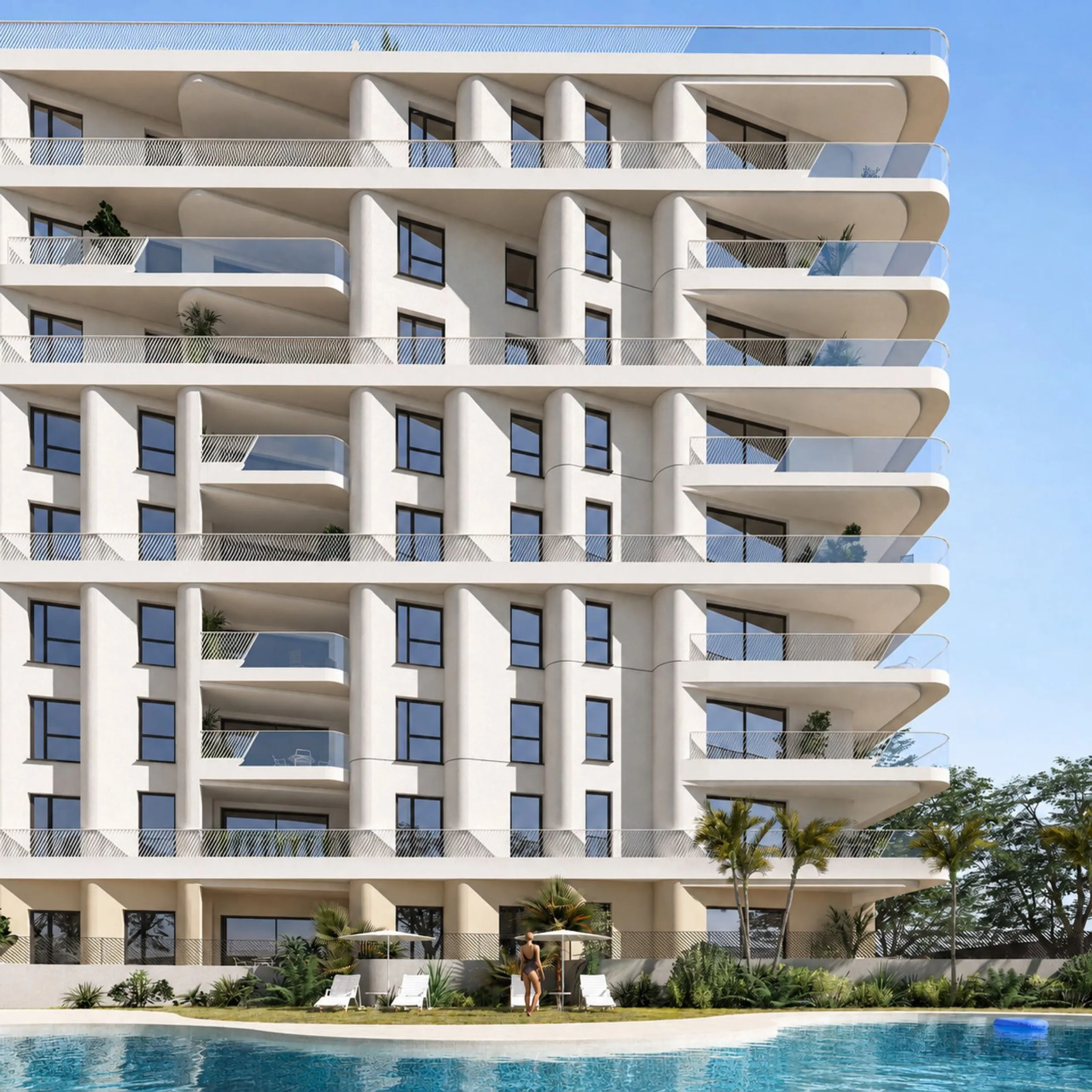 Apartamentos modernos con vistas al mar en La Vila Joiosa, Alicante