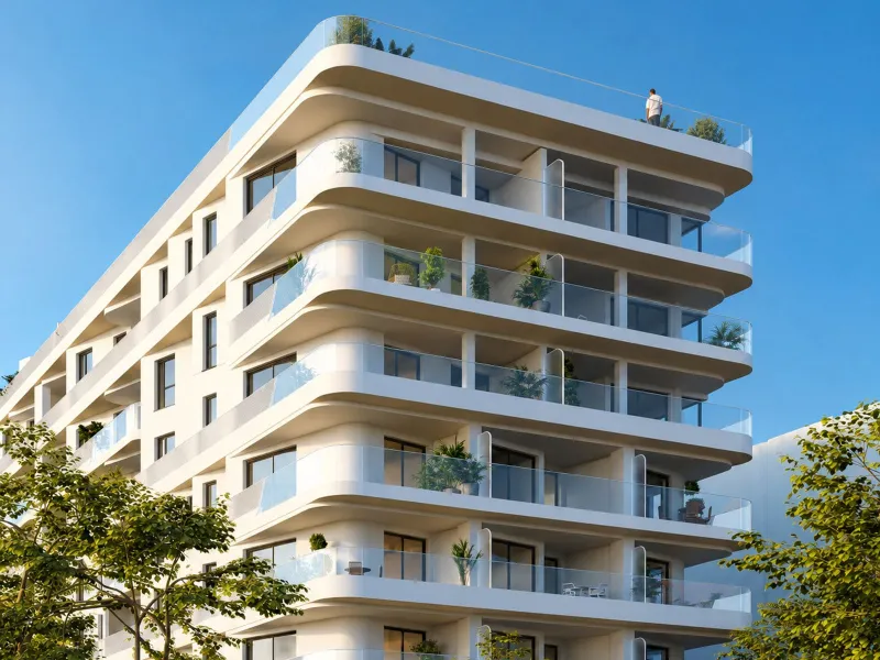 Apartamentos modernos con vistas al mar en La Vila Joiosa, Alicante