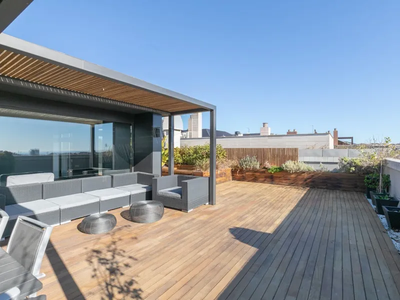 Designer Duplex Penthouse with Panoramic Views and Terraces in Les Tres Torres, Barcelona