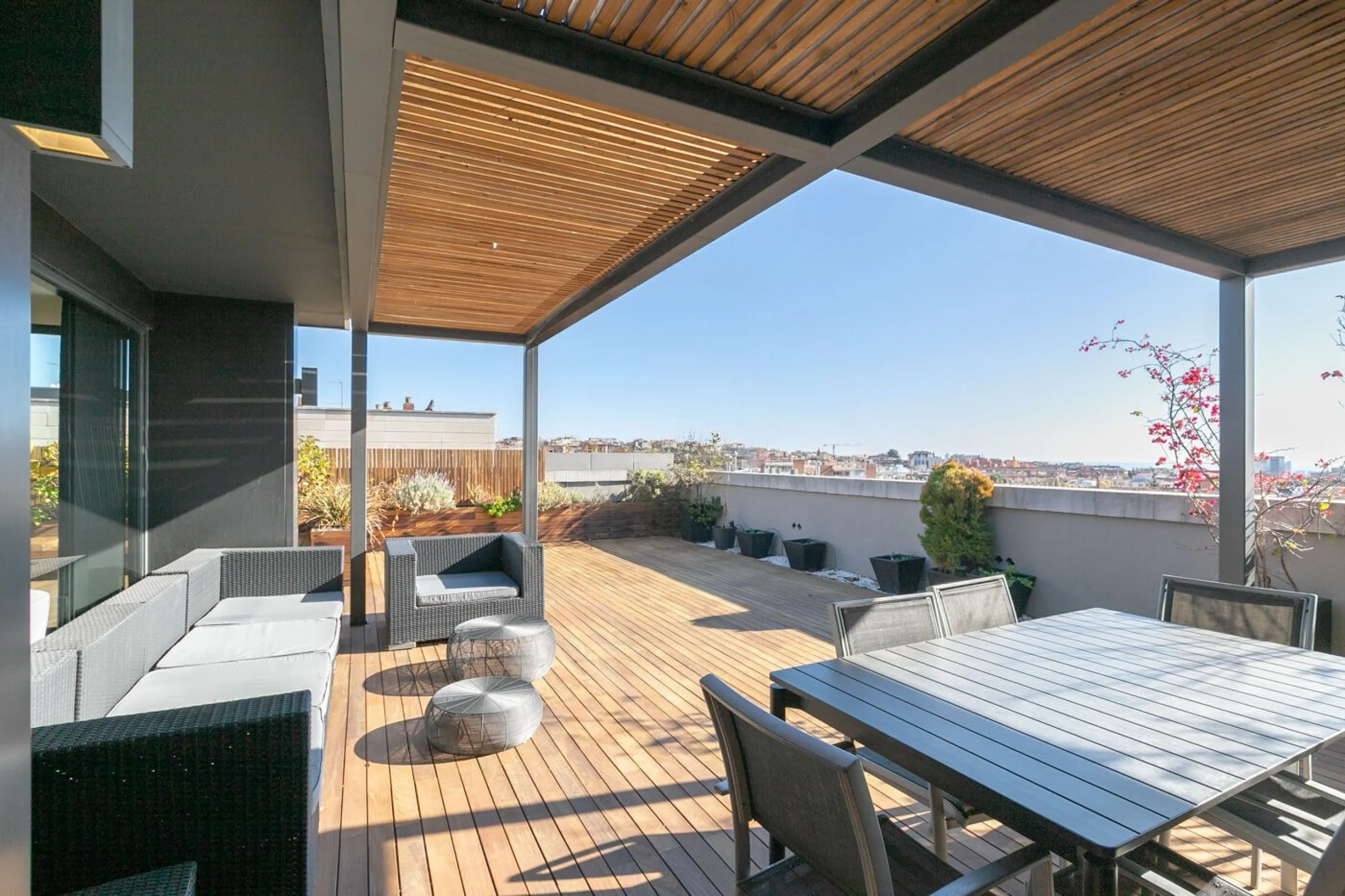 Designer Duplex Penthouse with Panoramic Views and Terraces in Les Tres Torres, Barcelona