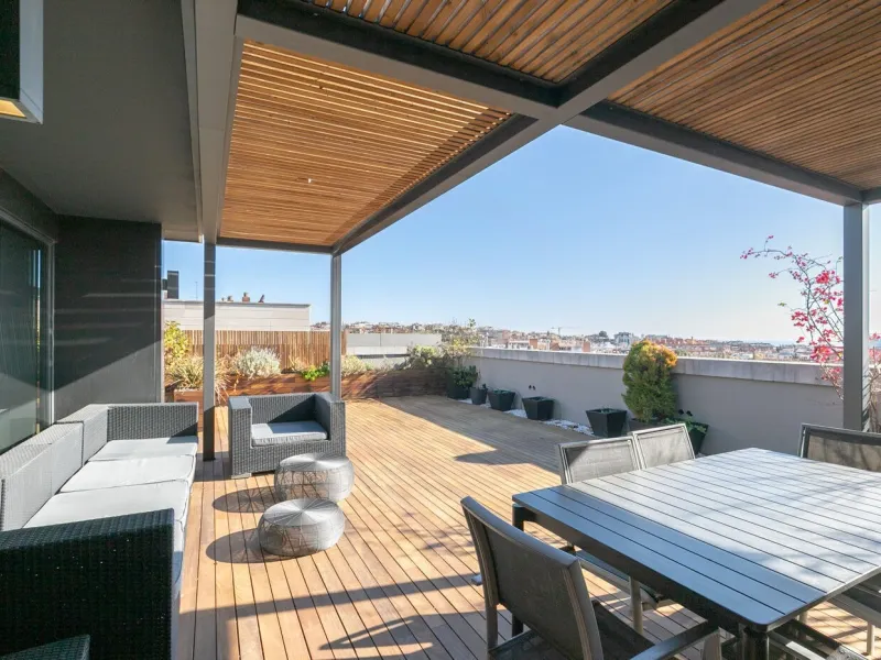 Designer Duplex Penthouse with Panoramic Views and Terraces in Les Tres Torres, Barcelona