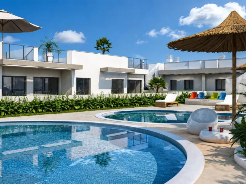 Reihenhaus mit privatem Garten und Dachterrasse in Vergel, Alicante
