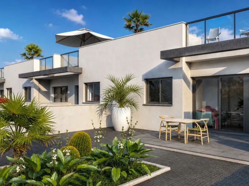 Reihenhaus mit privatem Garten und Dachterrasse in Vergel, Alicante