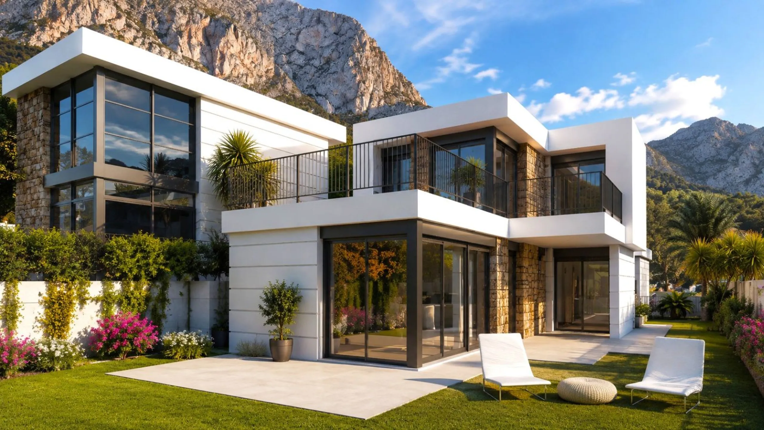 Exclusivo conjunto de villas con vistas panorámicas en Polop, Alicante