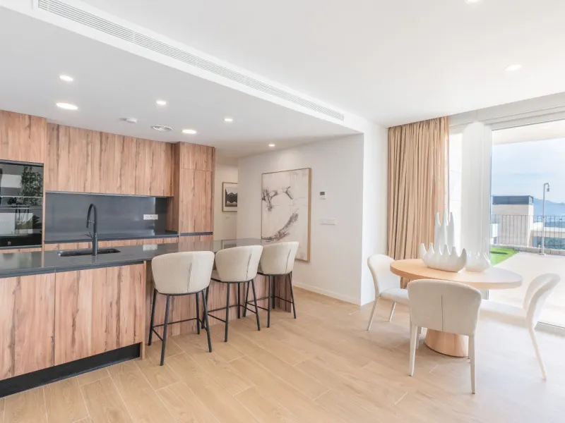 Exclusivo conjunto de villas con vistas panorámicas en Polop, Alicante