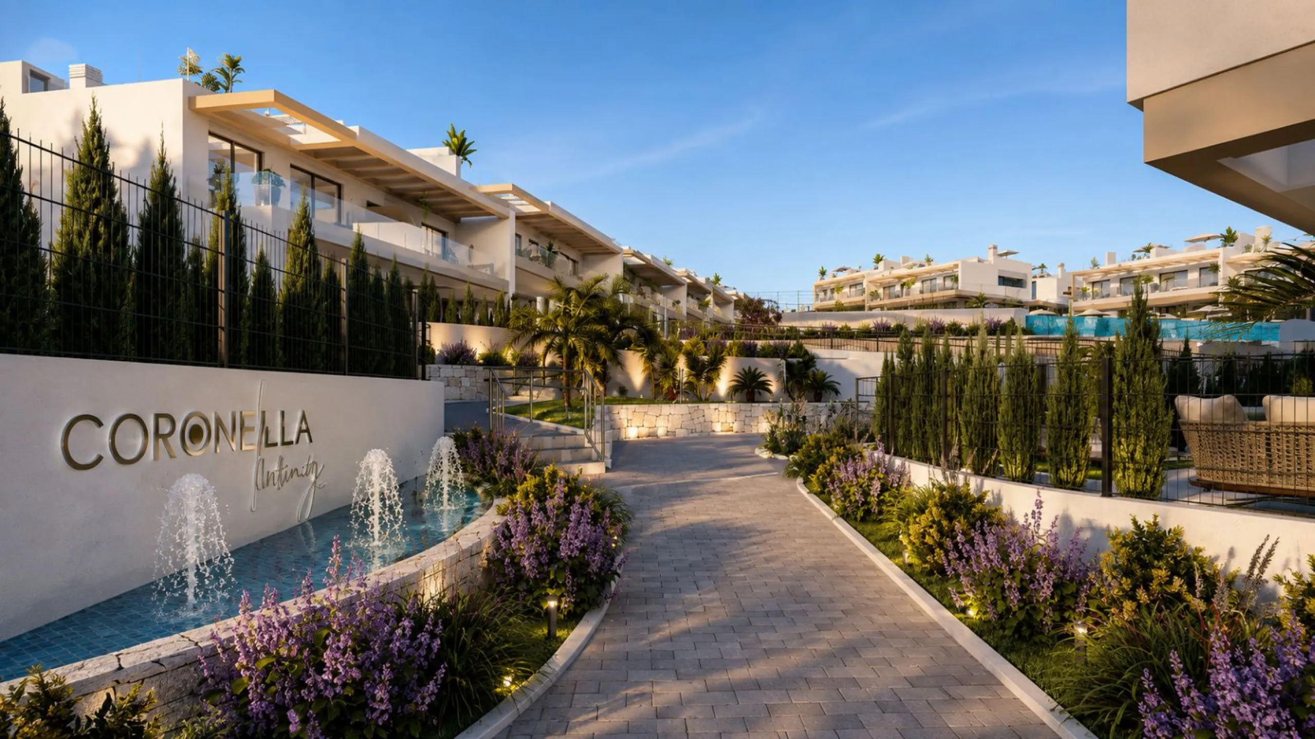 Modernos apartamentos en un entorno tranquilo junto a la Laguna Rosa en Torrevieja, Alicante
