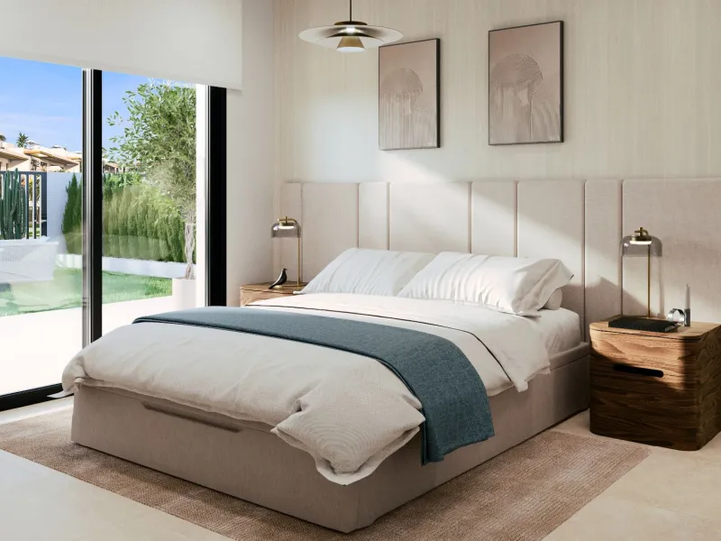 Modernos apartamentos en un entorno tranquilo junto a la Laguna Rosa en Torrevieja, Alicante