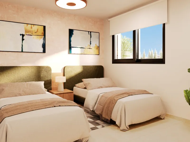 Modernos apartamentos en un entorno tranquilo junto a la Laguna Rosa en Torrevieja, Alicante