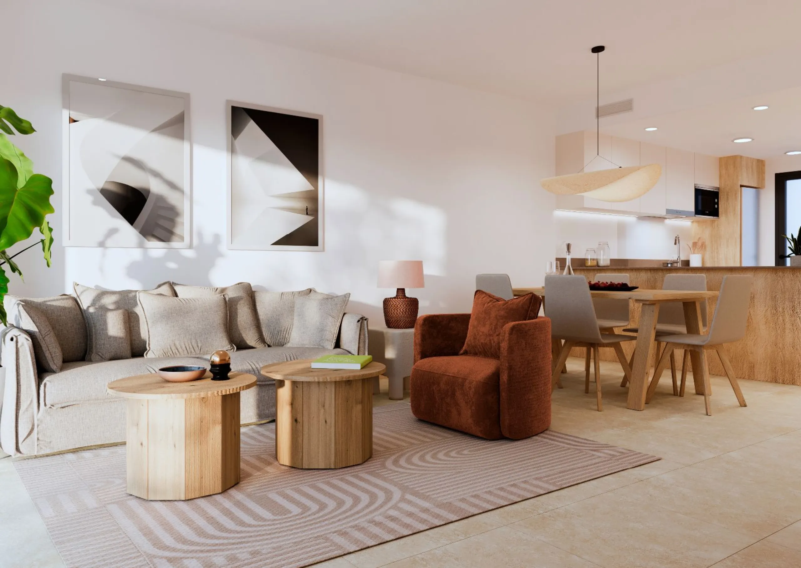 Modernos apartamentos en un entorno tranquilo junto a la Laguna Rosa en Torrevieja, Alicante