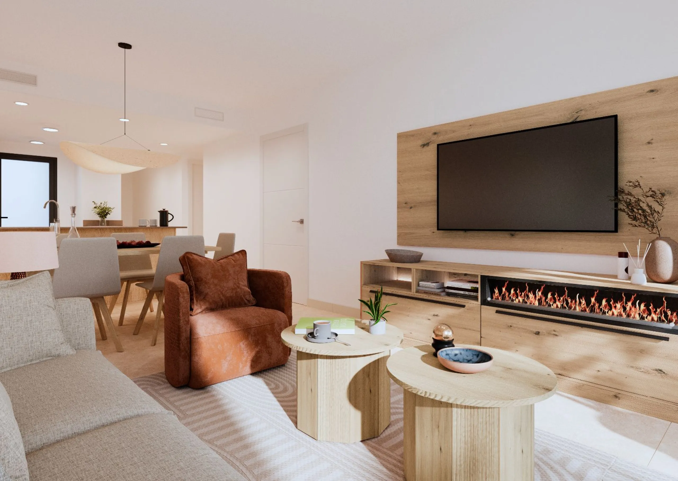 Modernos apartamentos en un entorno tranquilo junto a la Laguna Rosa en Torrevieja, Alicante