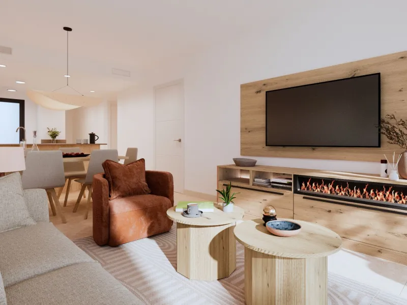 Modernos apartamentos en un entorno tranquilo junto a la Laguna Rosa en Torrevieja, Alicante