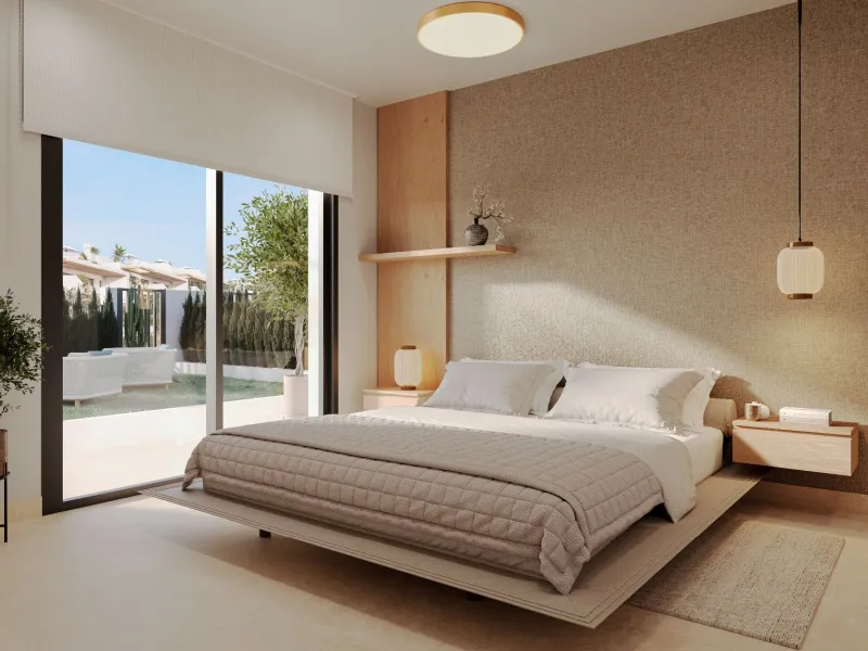 Modernos apartamentos en un entorno tranquilo junto a la Laguna Rosa en Torrevieja, Alicante