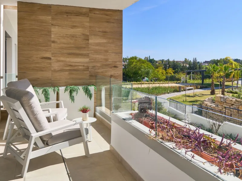Moderno apartamento en el Triángulo de Oro de la Costa del Sol en Estepona, Málaga