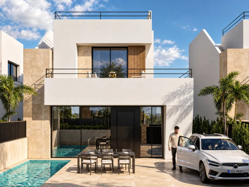 Striking New-Build Villas in a Gated Golf Resort in Alhama de Murcia, Murcia