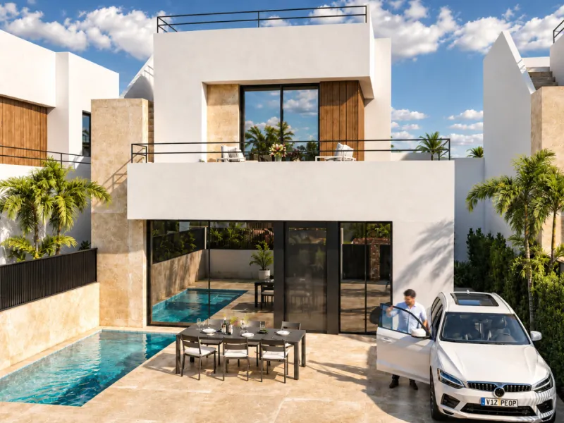 Striking New-Build Villas in a Gated Golf Resort in Alhama de Murcia, Murcia