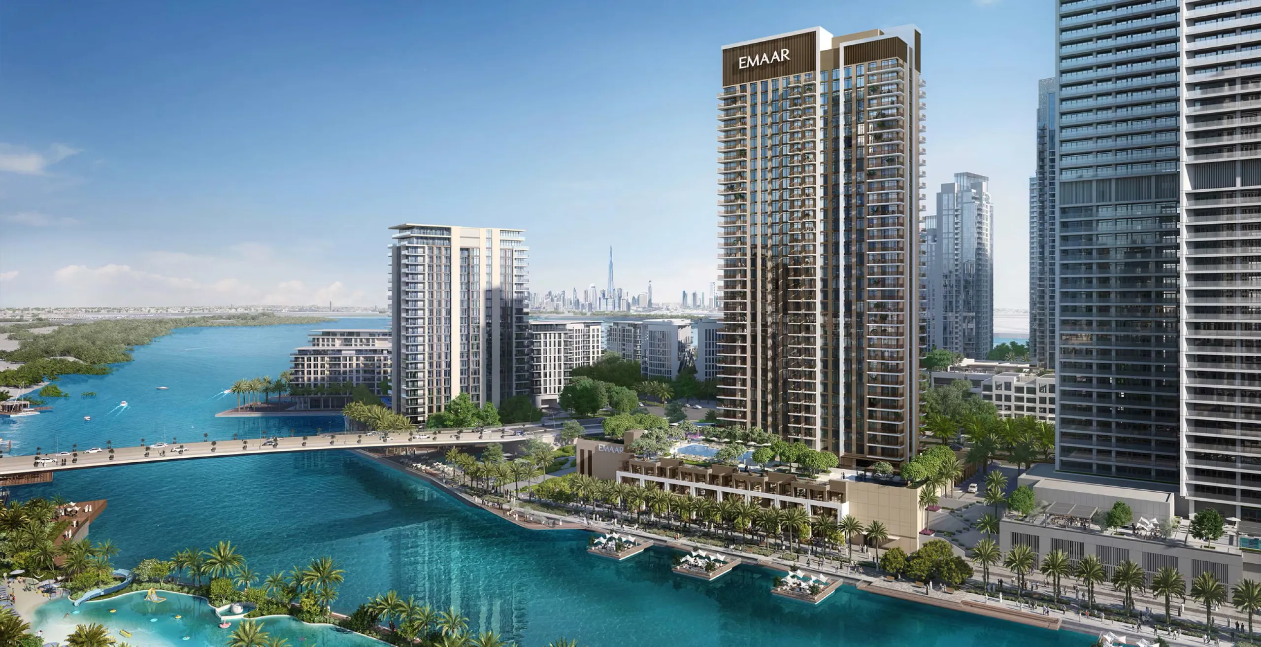 Beeindruckende Neubau-Apartments mit Skyline-Blick in Dubai Creek Harbour, Dubai