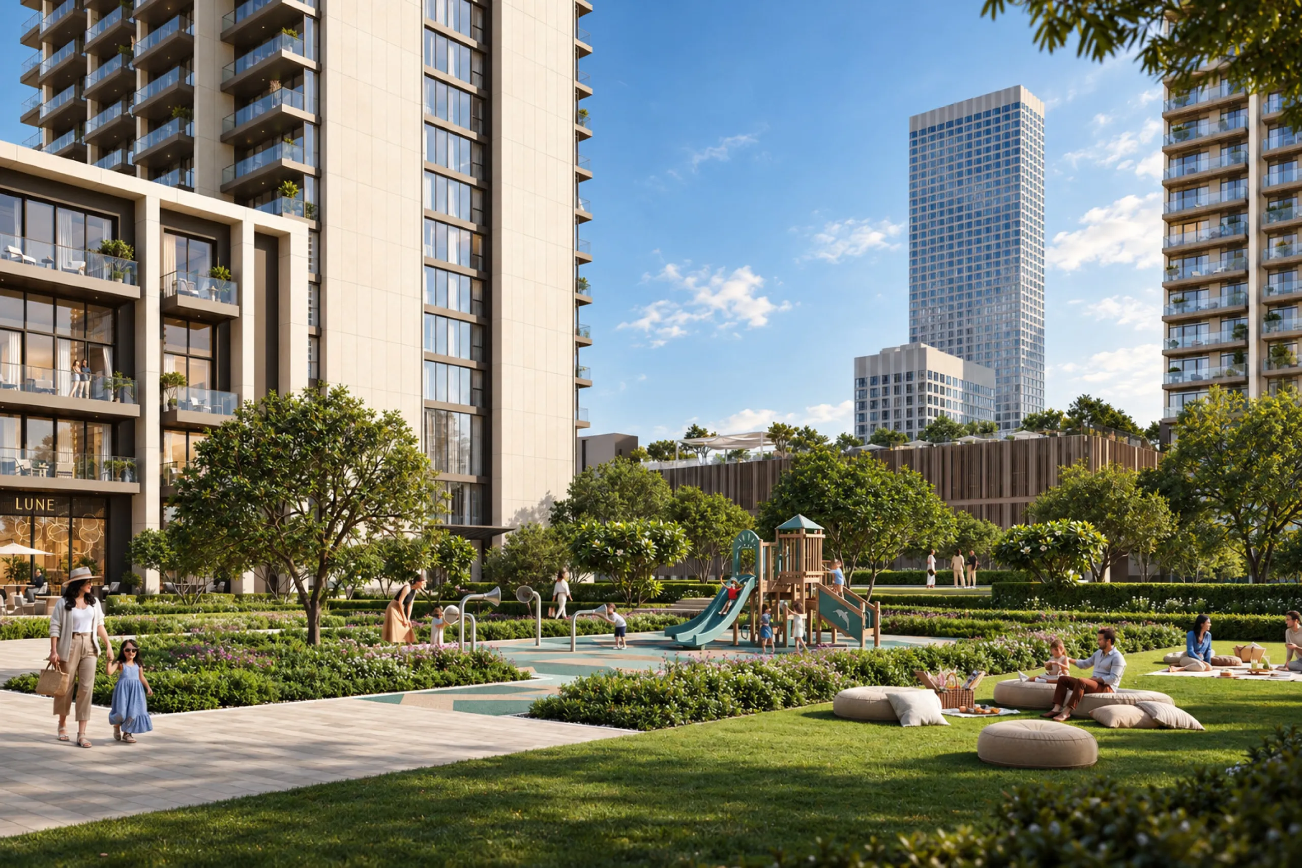 Beeindruckende Neubau-Apartments mit Skyline-Blick in Dubai Creek Harbour, Dubai