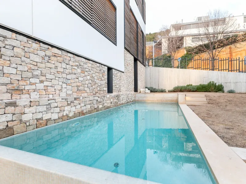 Stylish Modern Villa with Pool and Panoramic Sea Views in Can Caralleu, Sarria, Barcelona