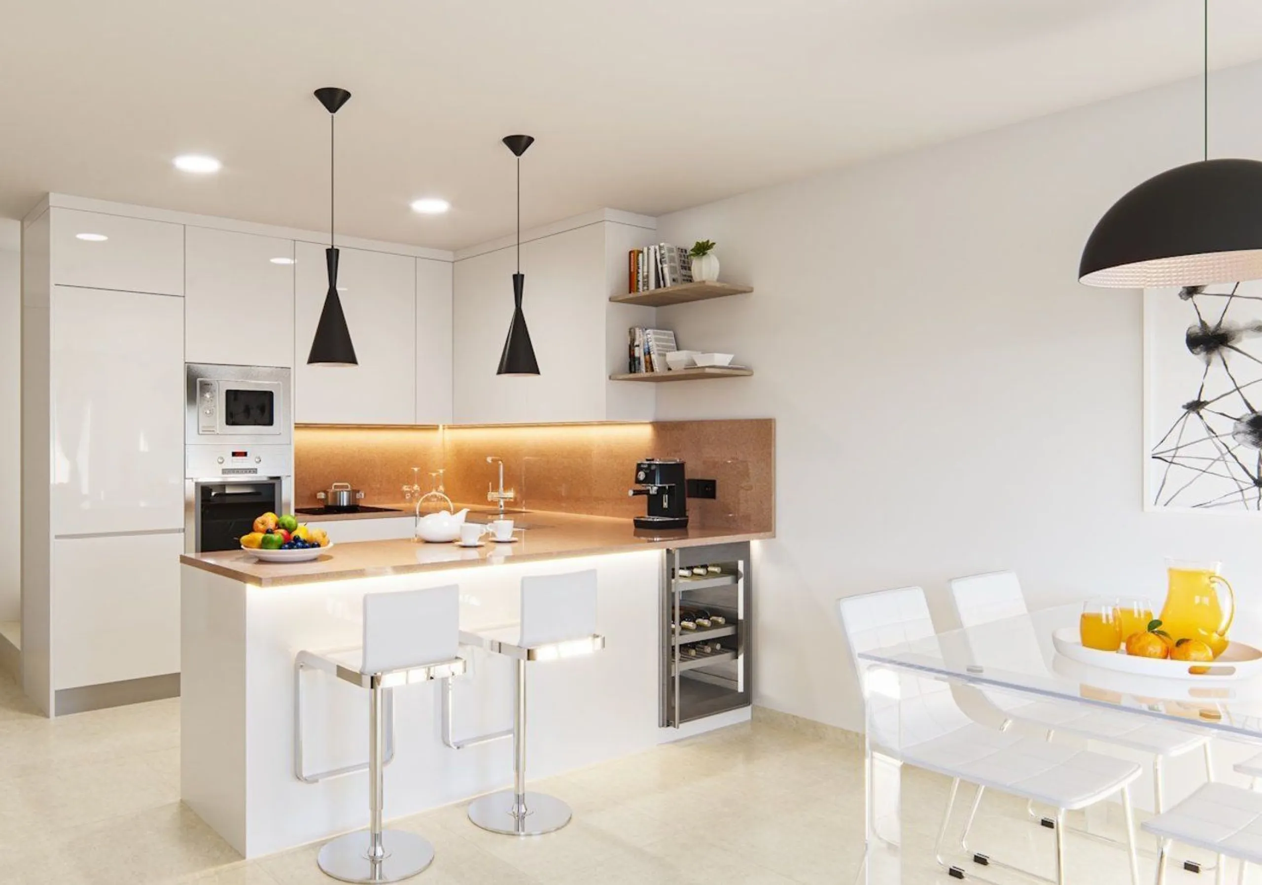 Modern Newly Built Semi-Detached Villas with Private Pool and Solarium in El Oasis, Costa Blanca