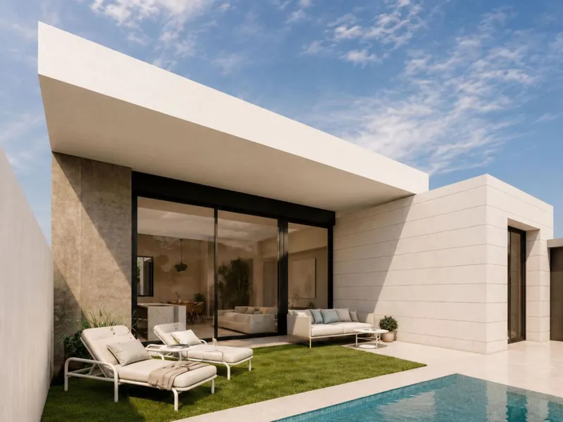 Detached Villas with Private Pool, Garden and Garage in Pilar de la Horadada, Costa Blanca