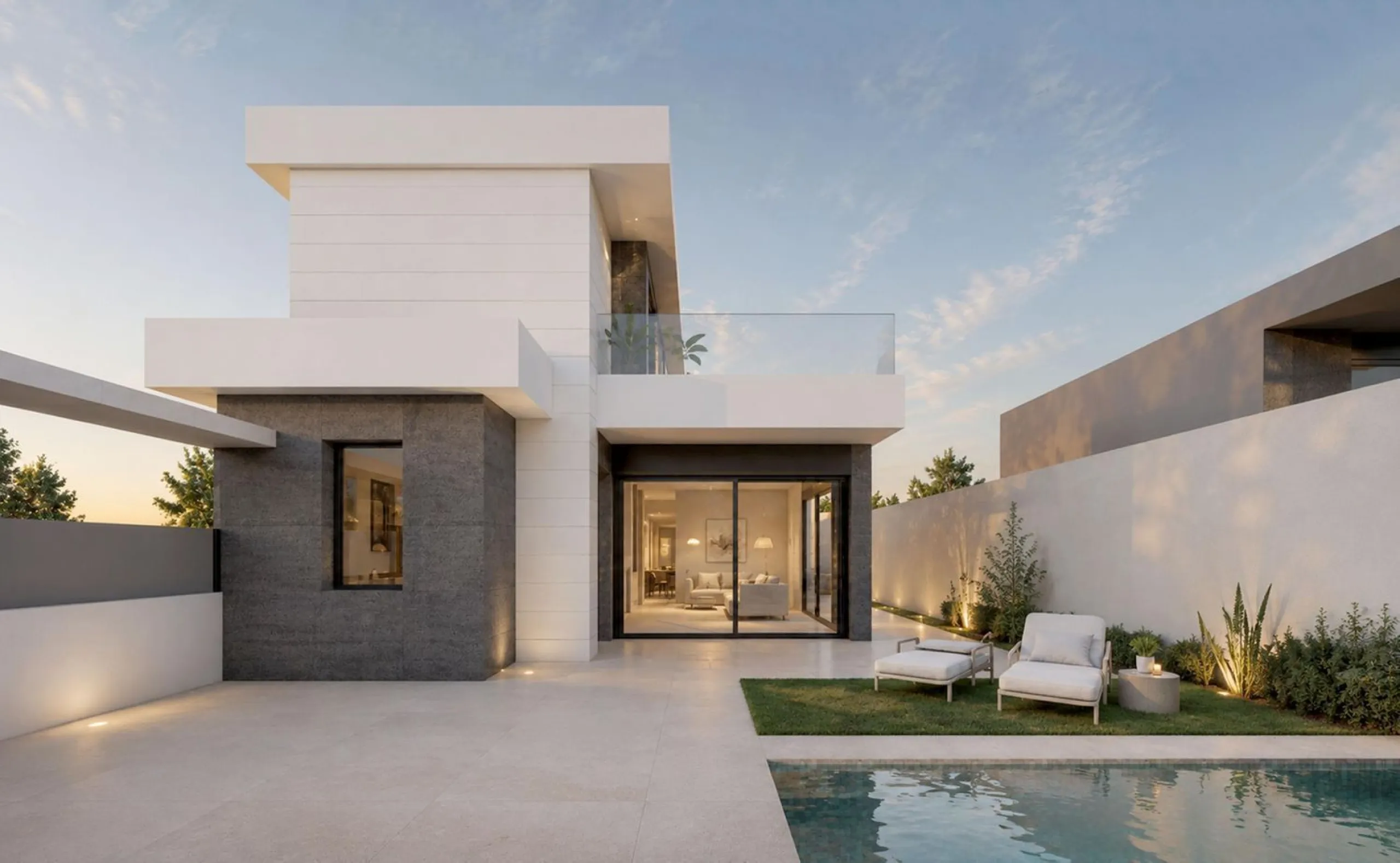 Detached Villas with Private Pool, Garden and Garage in Pilar de la Horadada, Costa Blanca