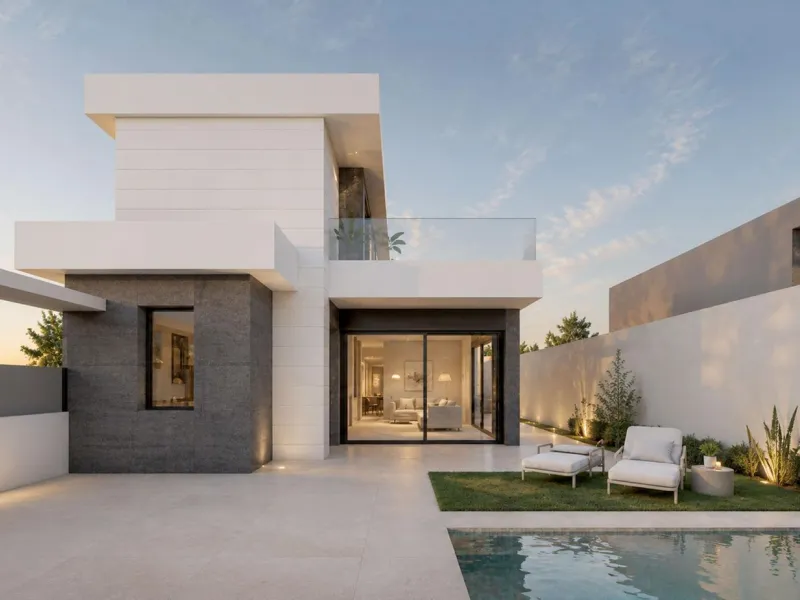 Detached Villas with Private Pool, Garden and Garage in Pilar de la Horadada, Costa Blanca