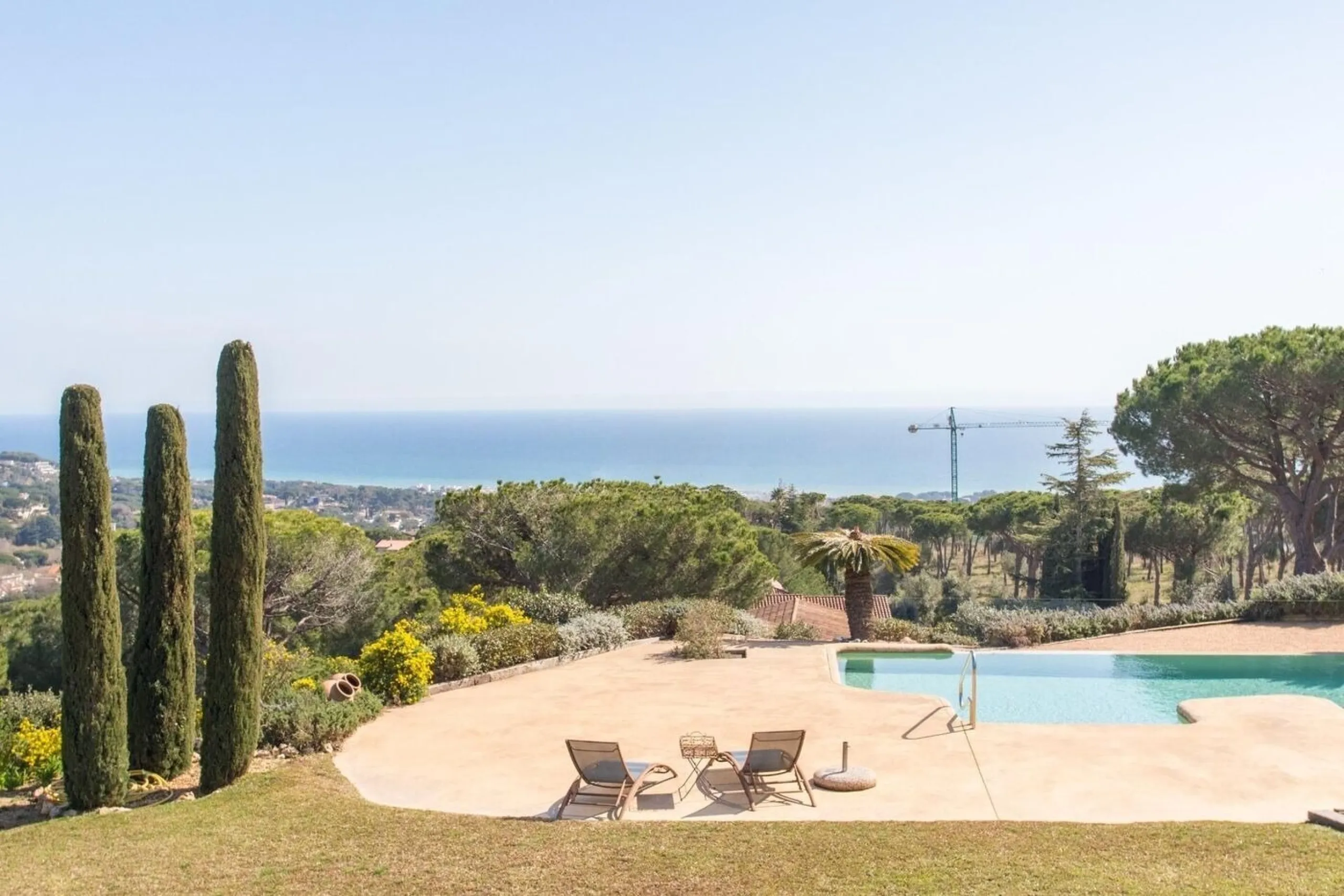 Encantadora casa con vistas al mar en Sant Andreu de Llavaneres, Costa del Maresme, Barcelona