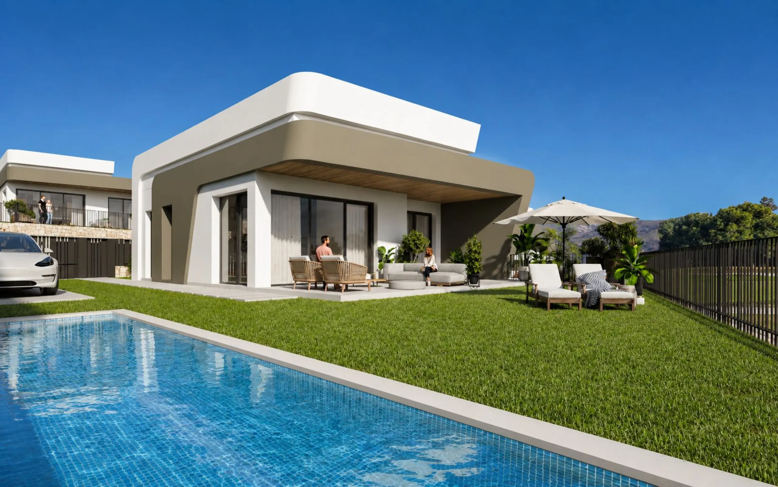 Modern Villa with Sea Views in Mutxamel, Alicante