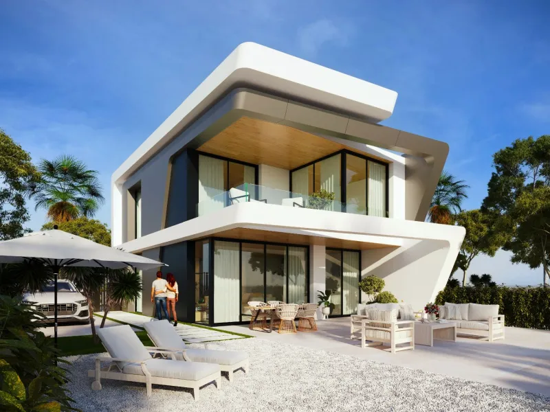 Modern Villa with Sea Views in Mutxamel, Alicante