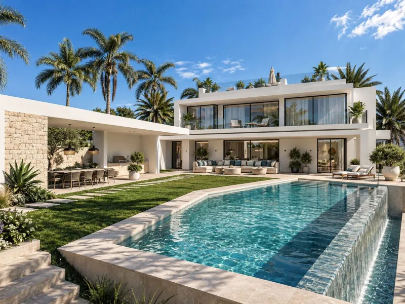 Luxury Villa in a Gated Community with Sea Views in Cascada de Camoján, Marbella