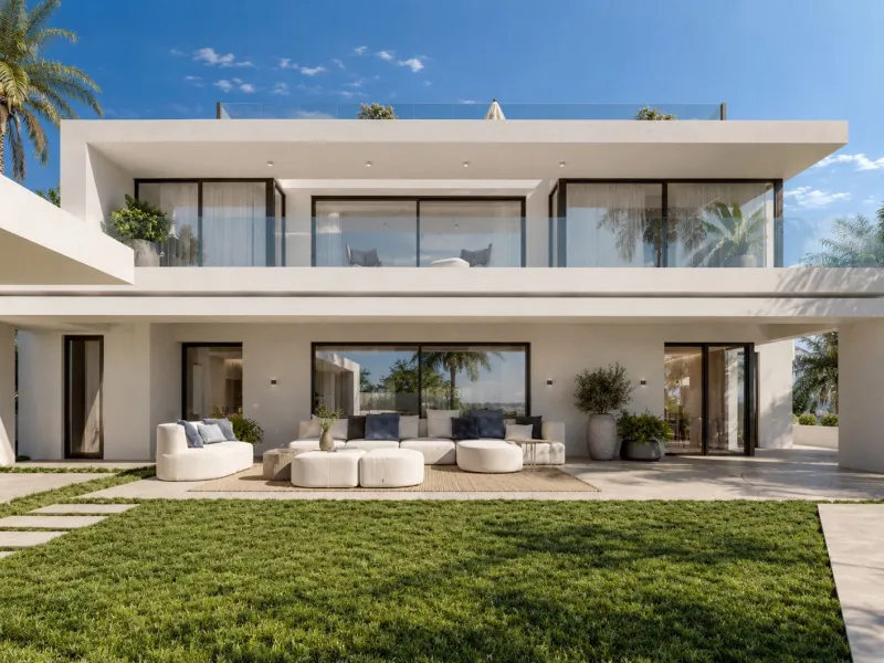 Luxury Villa in a Gated Community with Sea Views in Cascada de Camoján, Marbella