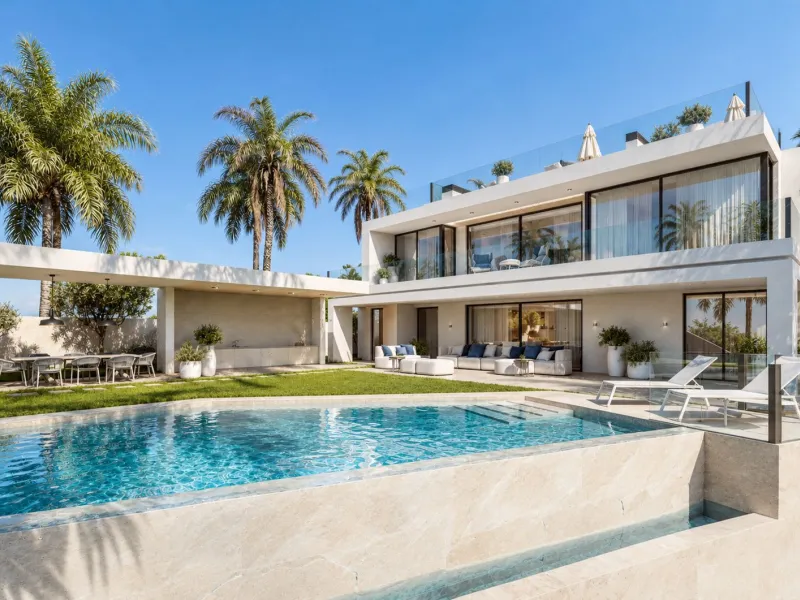 Luxury Villa in a Gated Community with Sea Views in Cascada de Camoján, Marbella