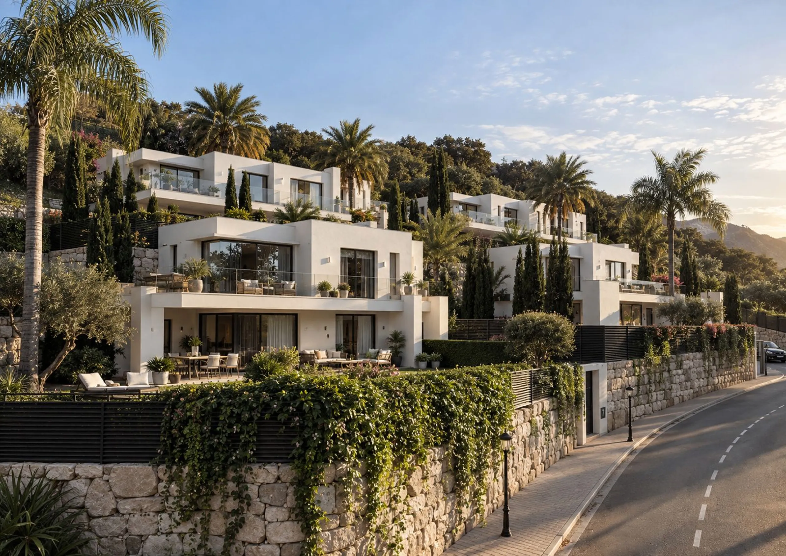 Contemporary Villa with Sea and Mountain Views in an Exclusive Private Development in Mijas, Málaga