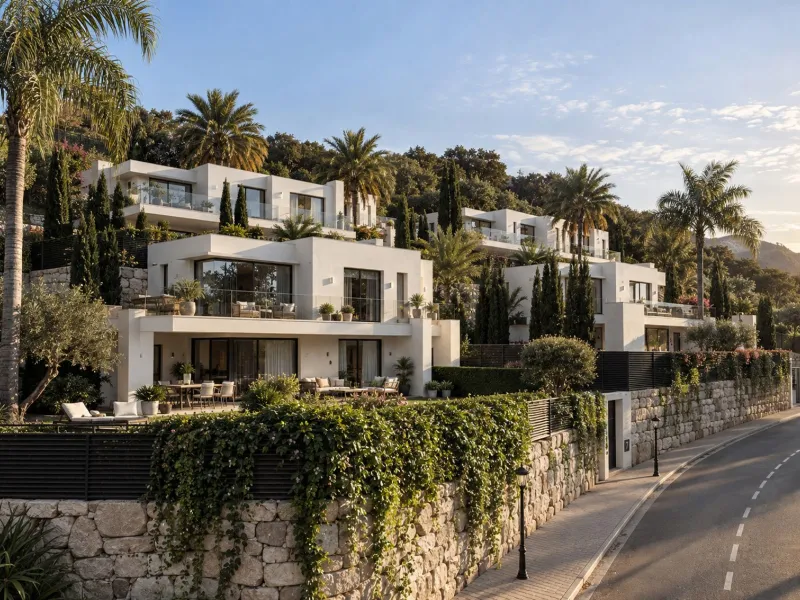 Contemporary Villa with Sea and Mountain Views in an Exclusive Private Development in Mijas, Málaga