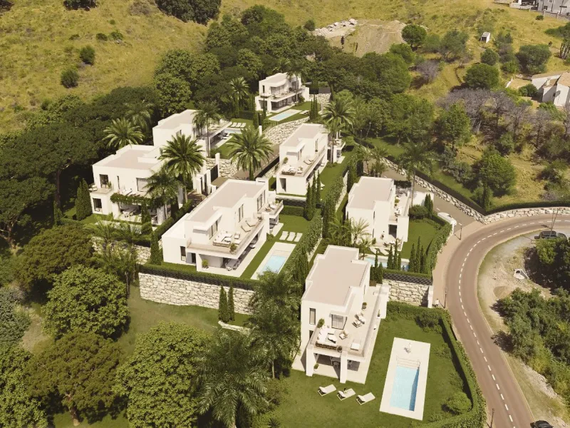 Contemporary Villa with Sea and Mountain Views in an Exclusive Private Development in Mijas, Málaga