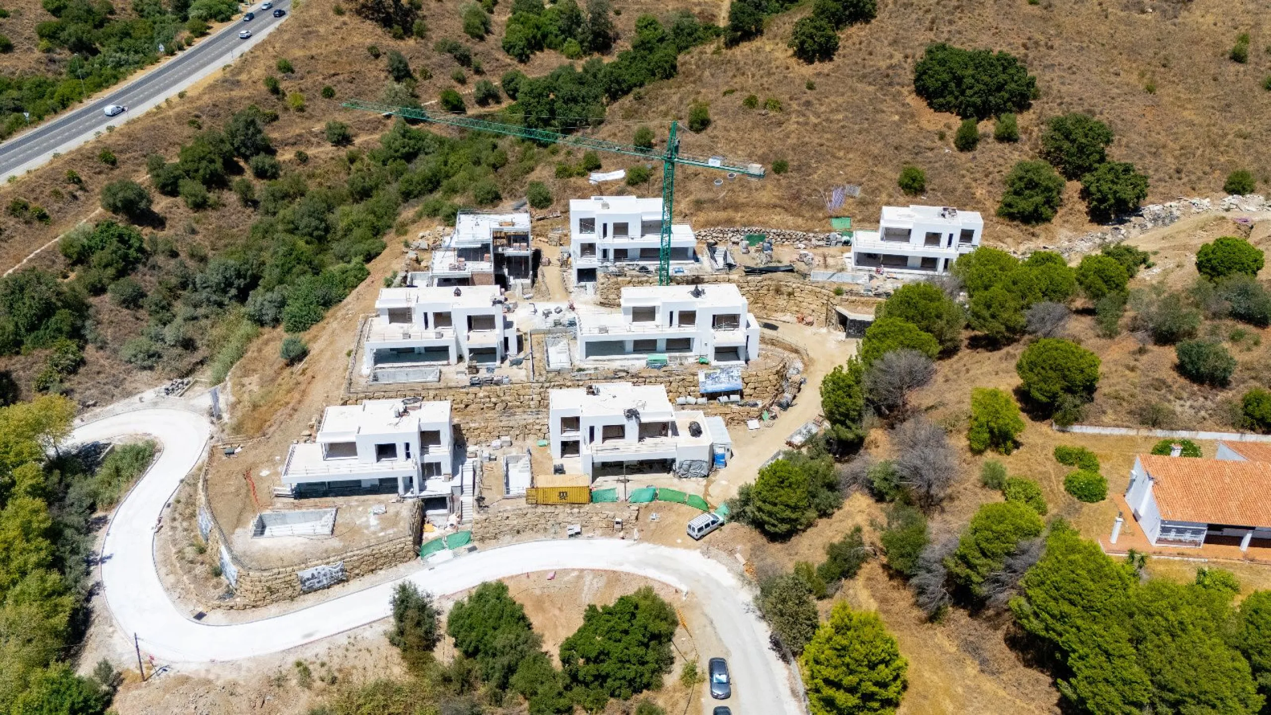 Contemporary Villa with Sea and Mountain Views in an Exclusive Private Development in Mijas, Málaga