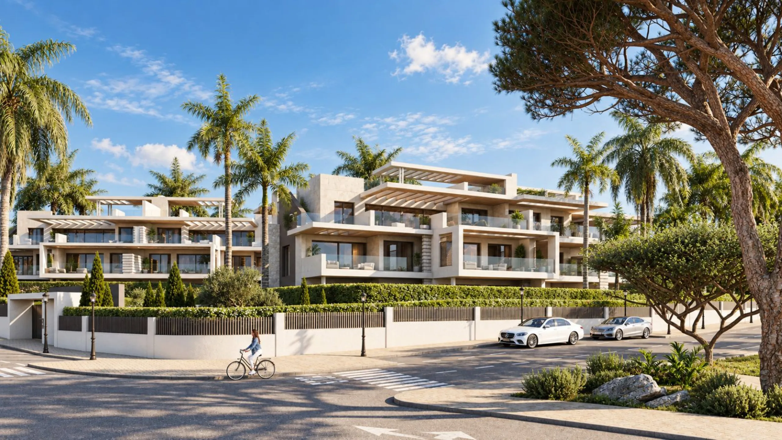 Modern Apartments in a Gated Community Next to the Golf Courses in Estepona, Málaga