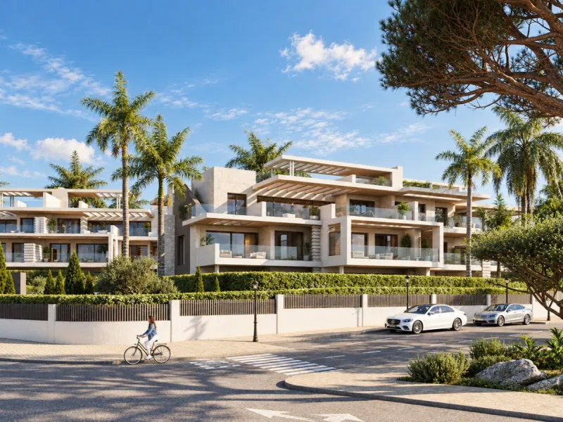 Modern Apartments in a Gated Community Next to the Golf Courses in Estepona, Málaga