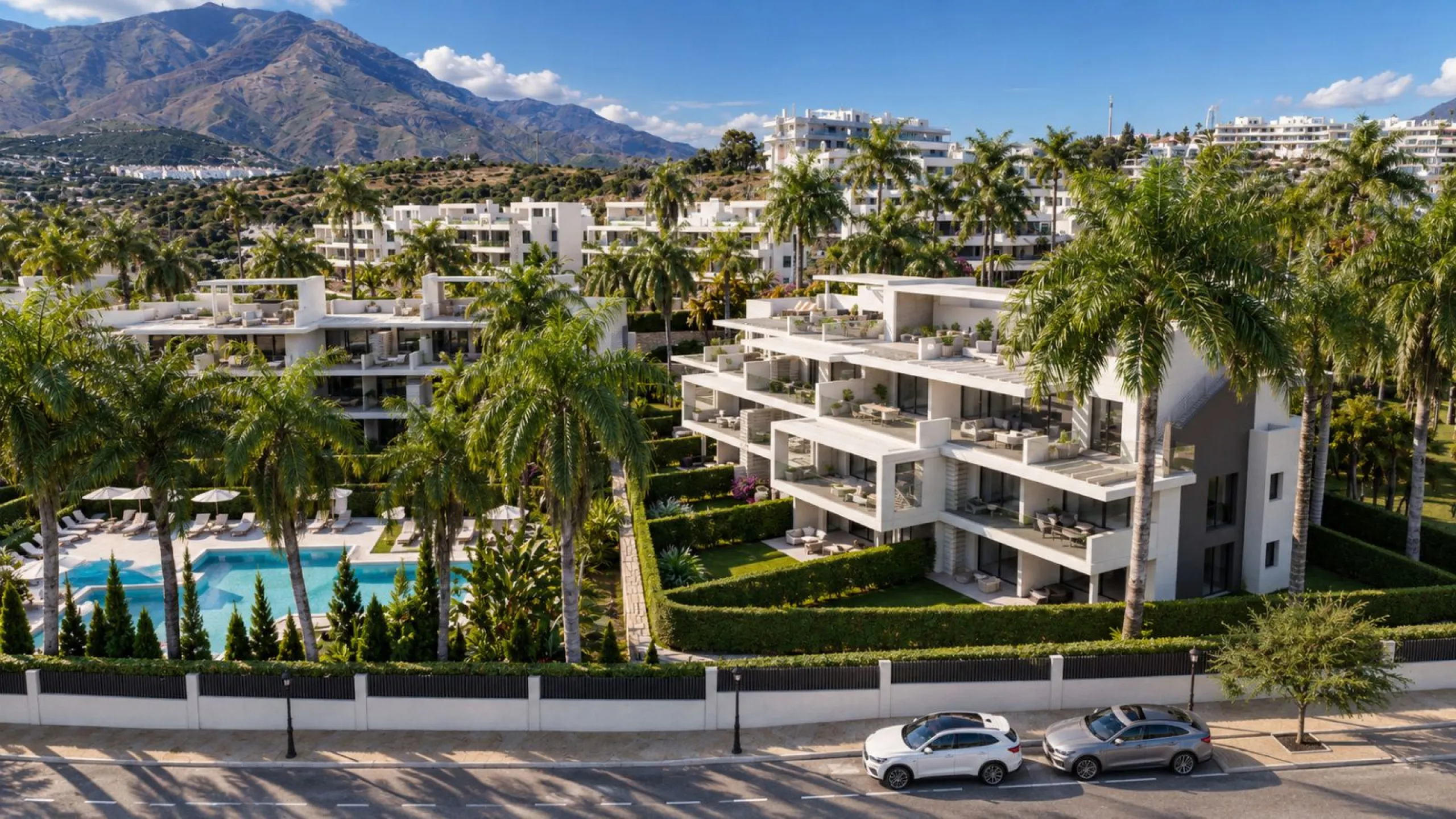 Modern Apartments in a Gated Community Next to the Golf Courses in Estepona, Málaga