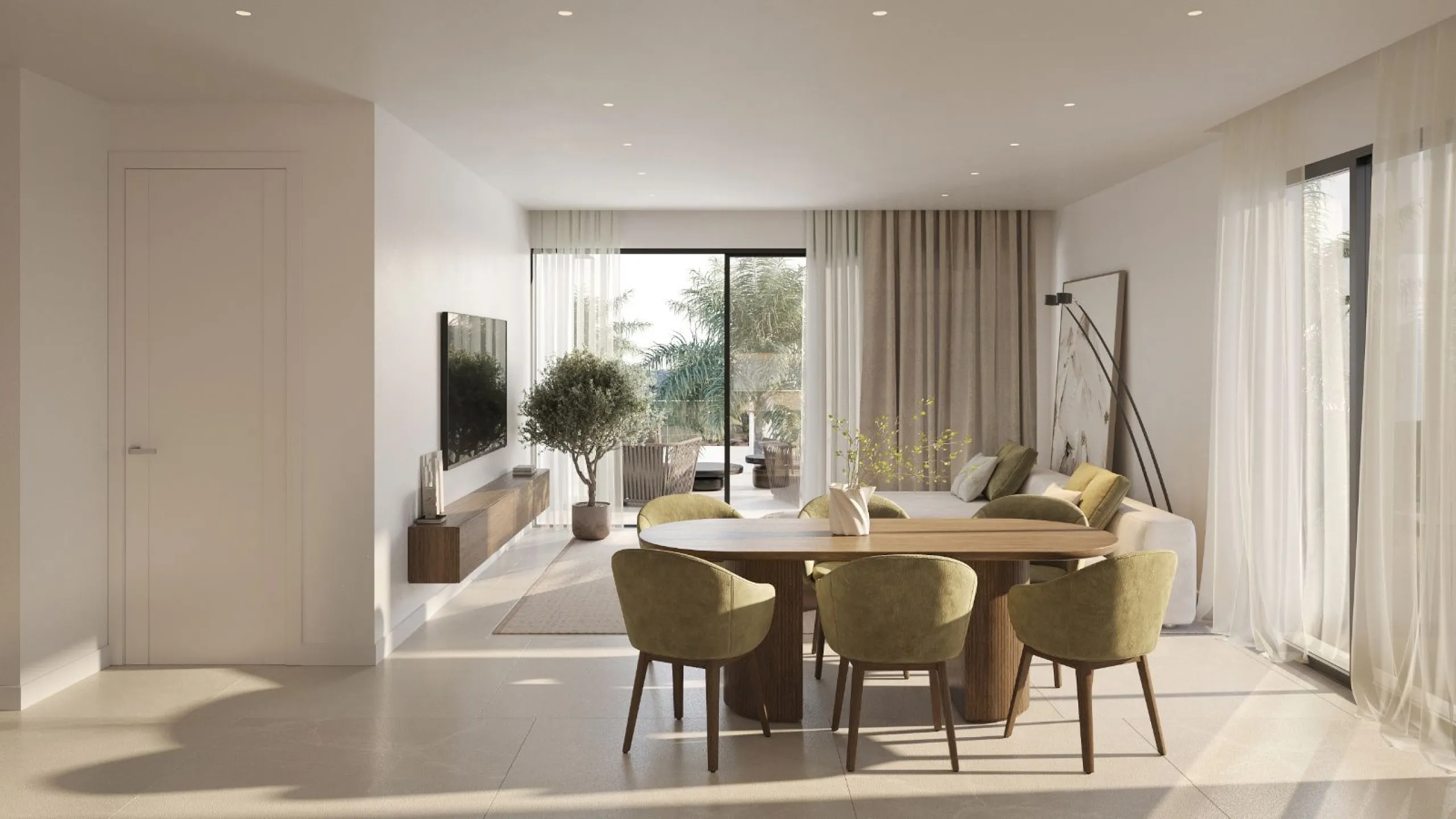 Modern Apartments in a Gated Community Next to the Golf Courses in Estepona, Málaga