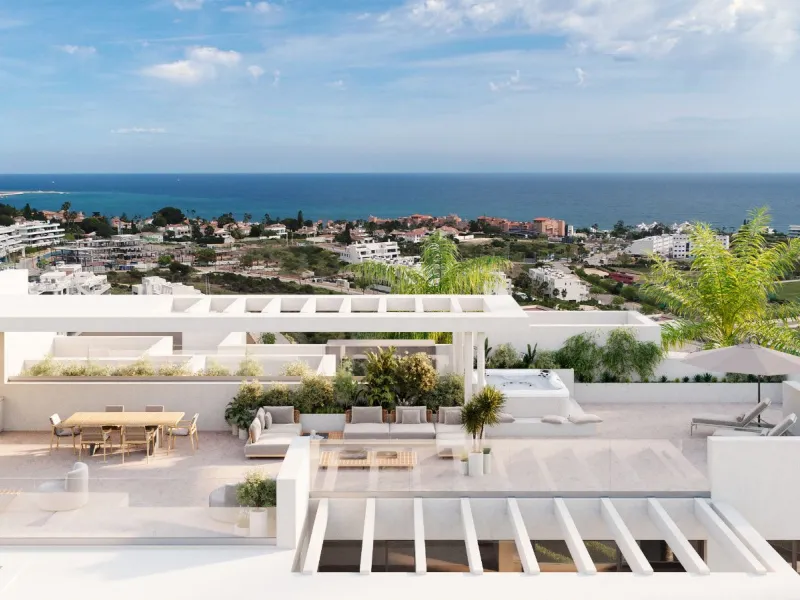 Modern Apartments in a Gated Community Next to the Golf Courses in Estepona, Málaga