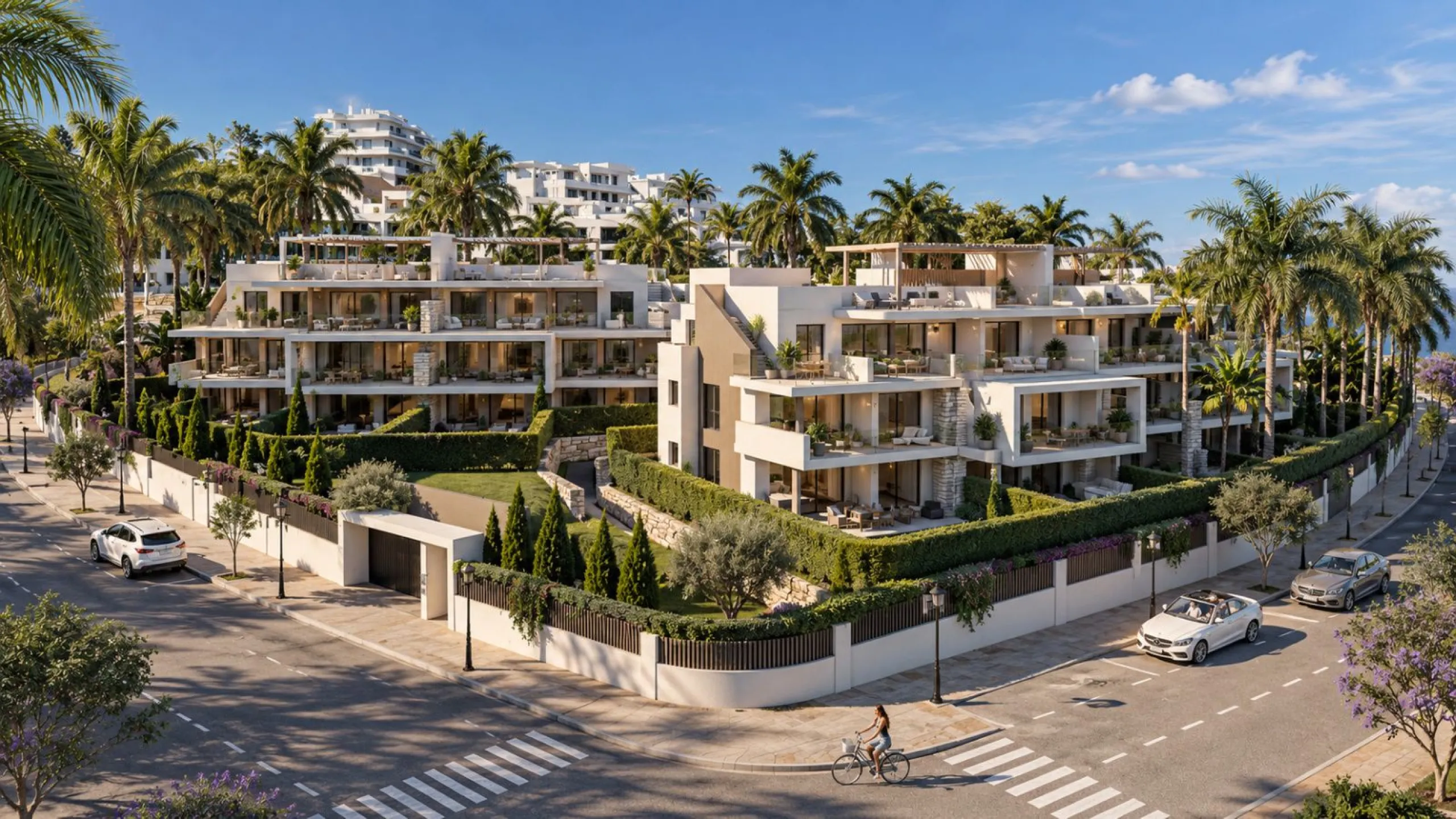 Modern Apartments in a Gated Community Next to the Golf Courses in Estepona, Málaga