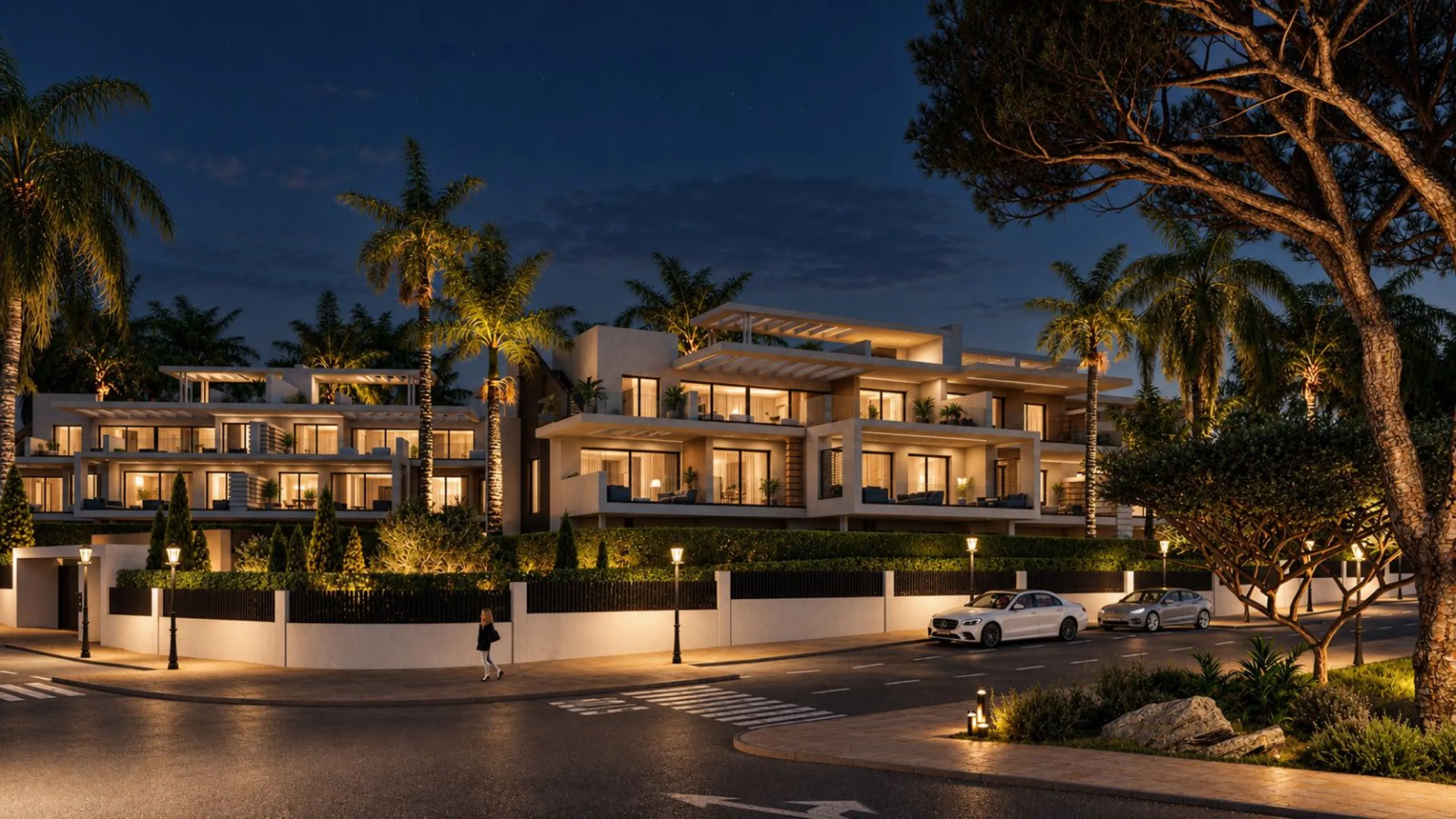 Modern Apartments in a Gated Community Next to the Golf Courses in Estepona, Málaga