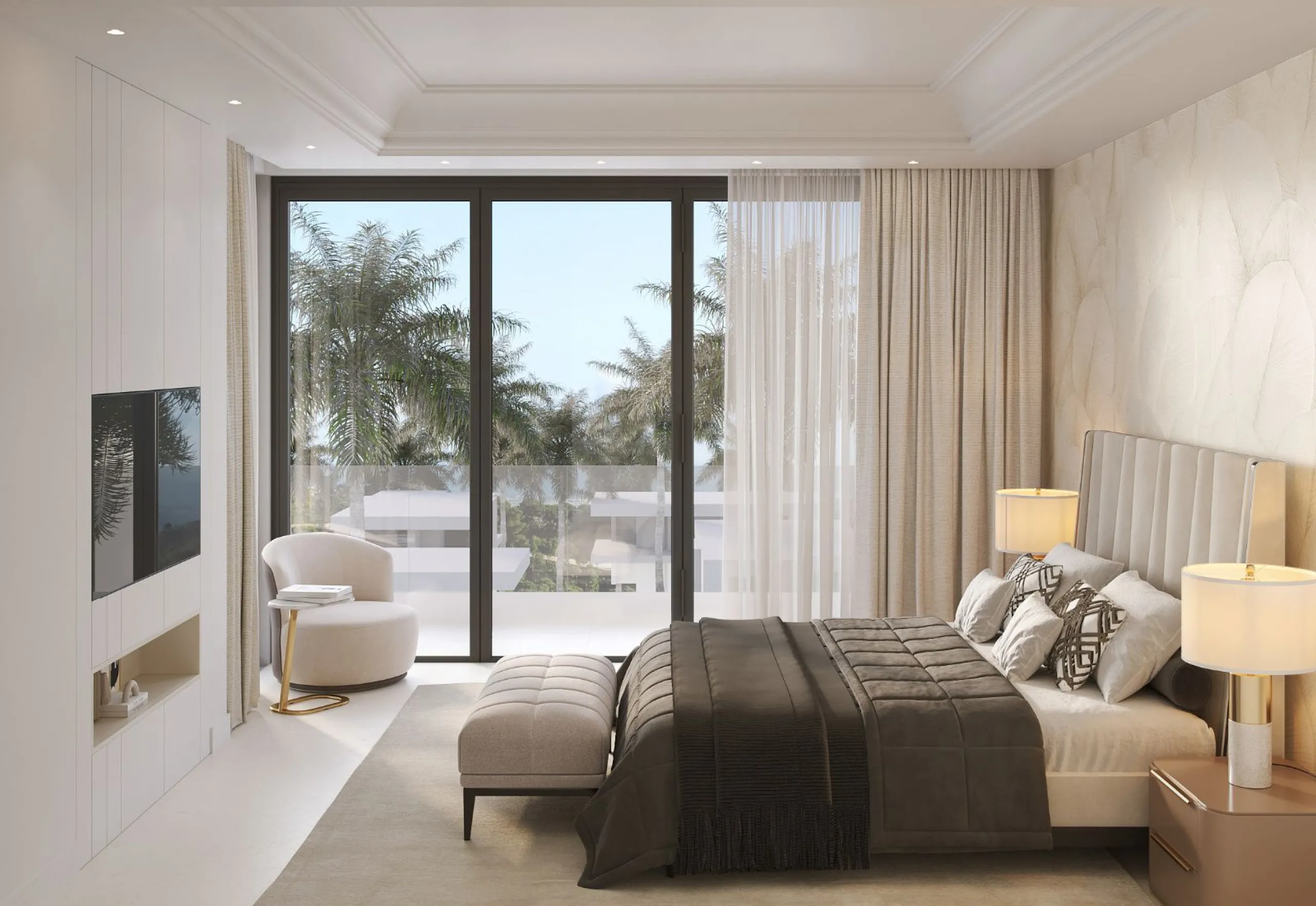 Spectacular Modern Luxury Villa Under Construction With Sea Views and Solarium Near the Beach in Marbella, Málaga