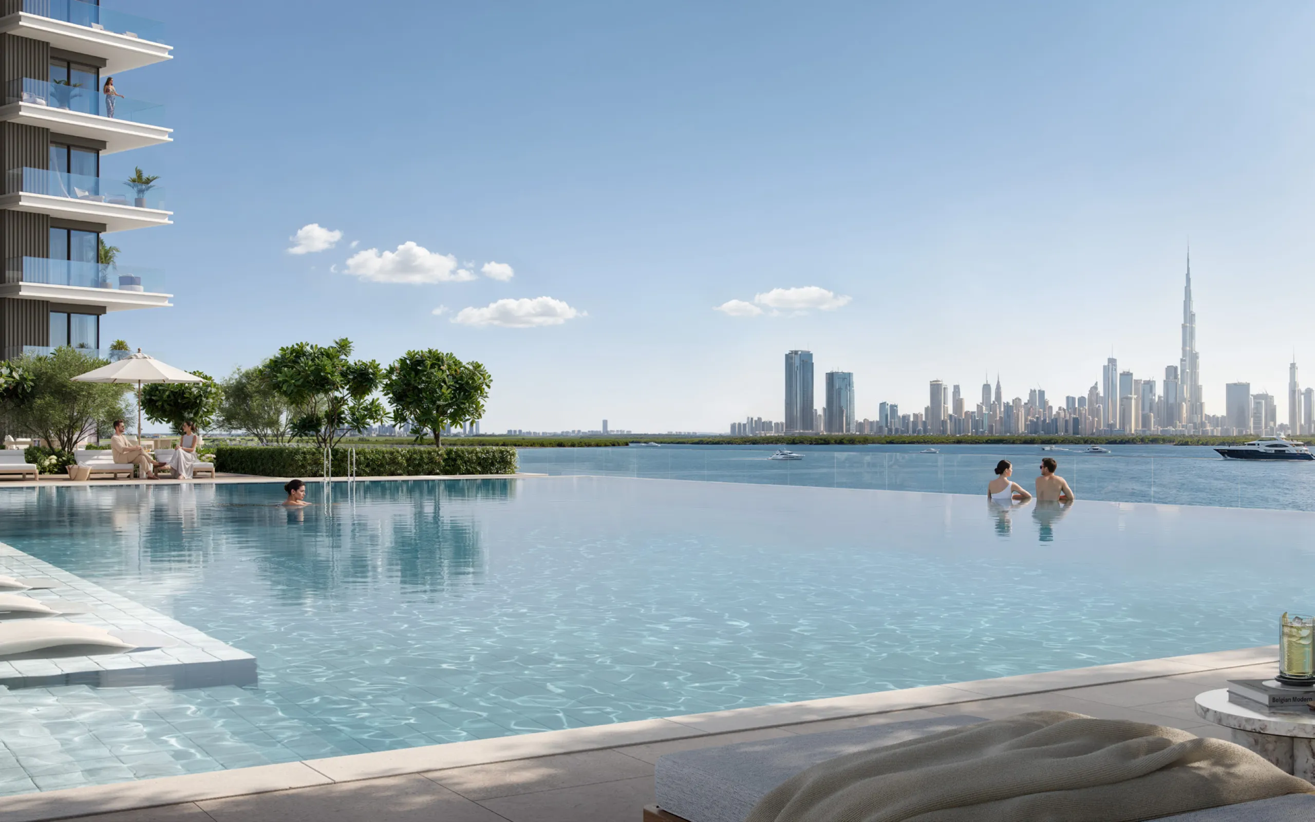 Spektakuläre Neubau-Apartments mit Blick auf den Burj Khalifa direkt am Wasser in Dubai Creek Harbour, Dubai