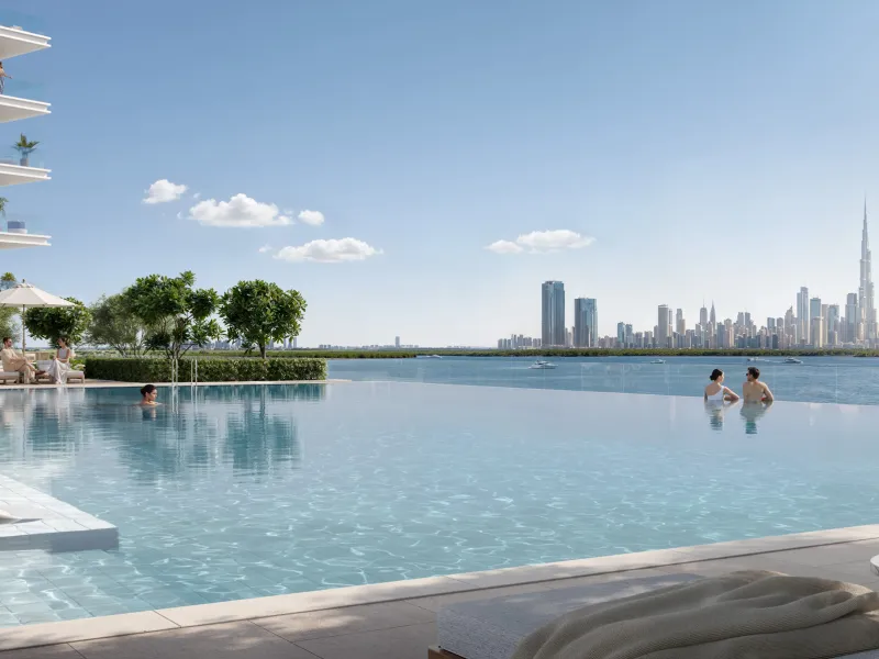Spektakuläre Neubau-Apartments mit Blick auf den Burj Khalifa direkt am Wasser in Dubai Creek Harbour, Dubai