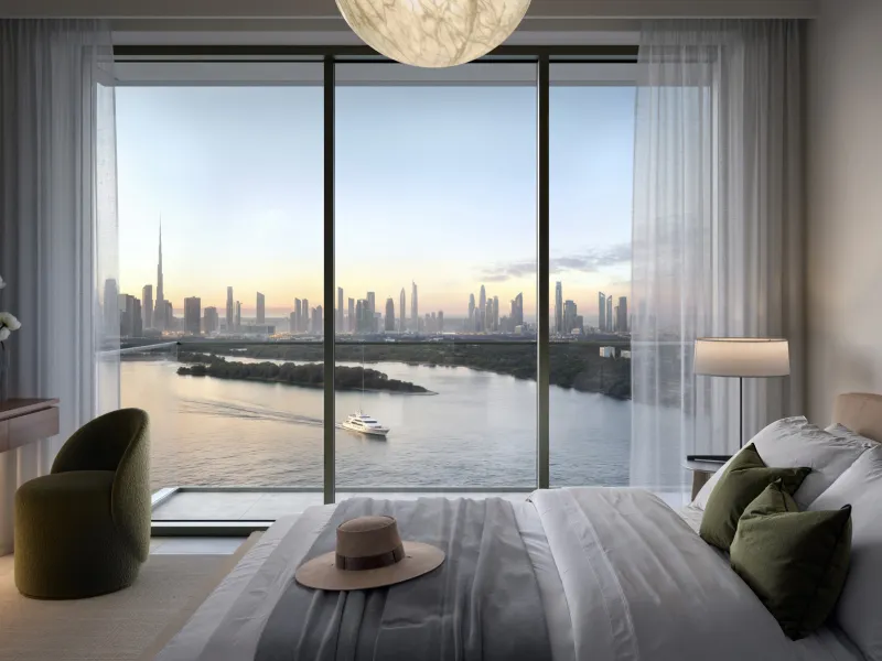 Spektakuläre Neubau-Apartments mit Blick auf den Burj Khalifa direkt am Wasser in Dubai Creek Harbour, Dubai