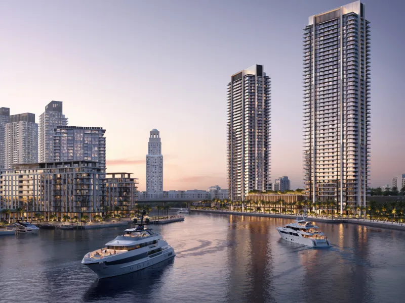 Spektakuläre Neubau-Apartments mit Blick auf den Burj Khalifa direkt am Wasser in Dubai Creek Harbour, Dubai